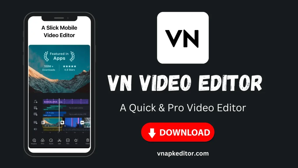 VN Video Editor MOD APK Banner