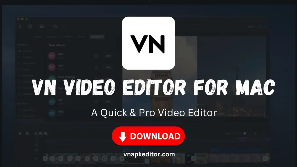 VN Video Editor for MAC Banner